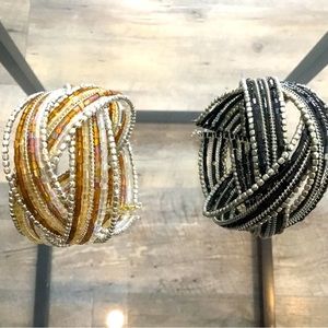 Set of 2 Seed Bead Bracelets